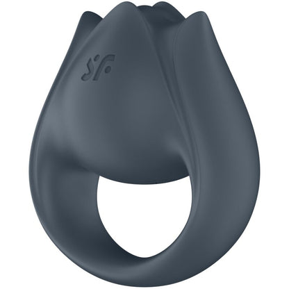 SATISFYER - PERFEKT PAR 2 MULTIVIBRATOR 2-I-1 PENISRING OG FINGERSTIMULATOR GRÅ