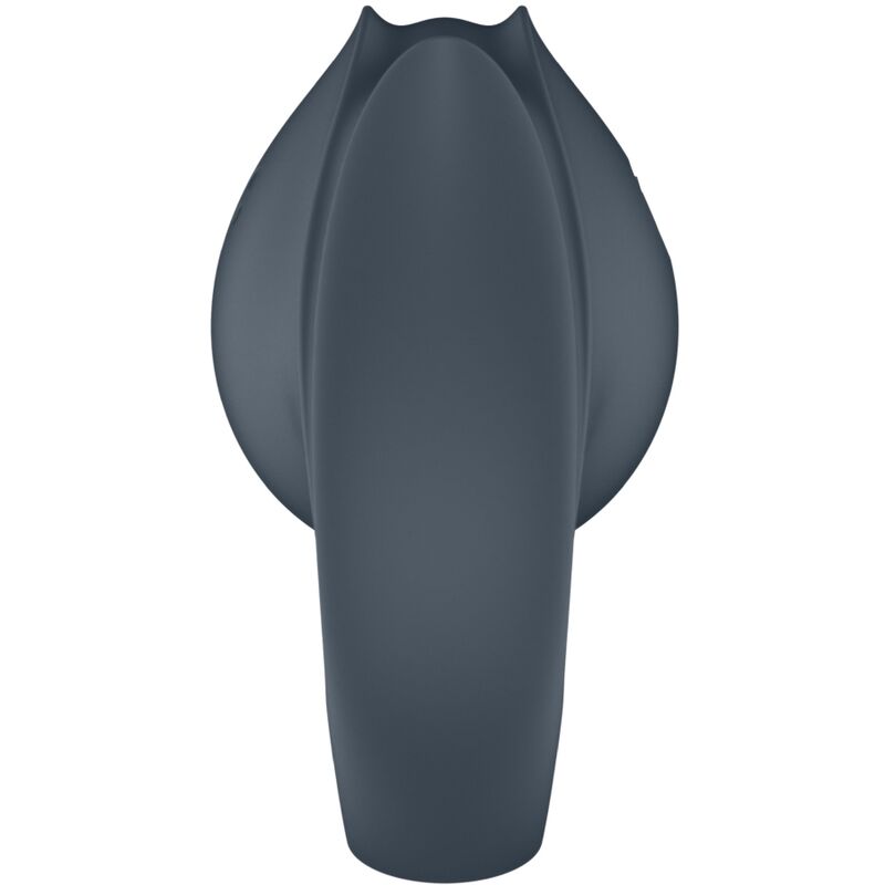 SATISFYER - PERFEKT PAR 2 MULTIVIBRATOR 2-I-1 PENISRING OG FINGERSTIMULATOR GRÅ