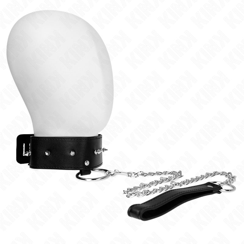 KINK - HALSKE 65 CM MED LINJE MED SØLVSTENG MODELL 2 JUSTERBAR 36-43 CM X 5 CM