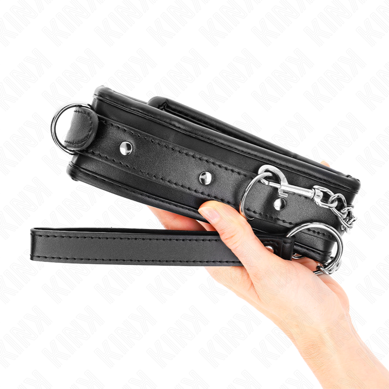 KINK - TUNG HALSKE MED BELTE 65 CM MODELL 1 JUSTERBAR 36,5-50 CM