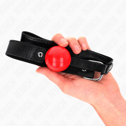 KINK - MYK TPE-BALL 4 CM KNEBLEM MODELL 1 66 x 2,5 CM JUSTERBAR 41–61 CM