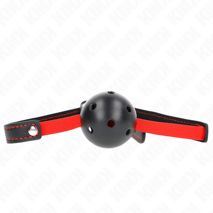 KINK - HULT HARDT MUNN 4,5 CM KNEBLEM MED ELASTISK BELTE 56 x 1,5 CM