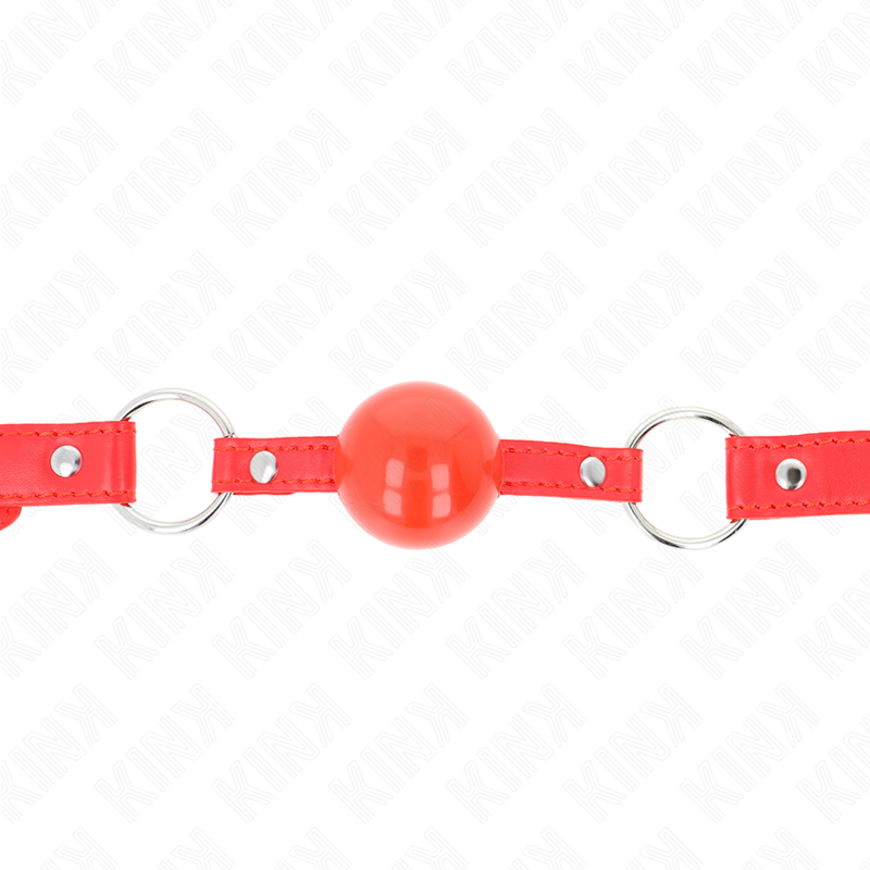 KINK - TPE-BALL 4 CM KNEBLEM MED ROJO-LÅS 60 x 2 CM
