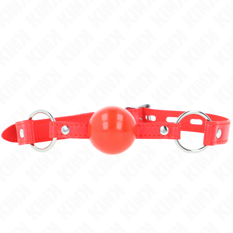 KINK - TPE-BALL 4 CM KNEBLEM MED ROJO-LÅS 60 x 2 CM