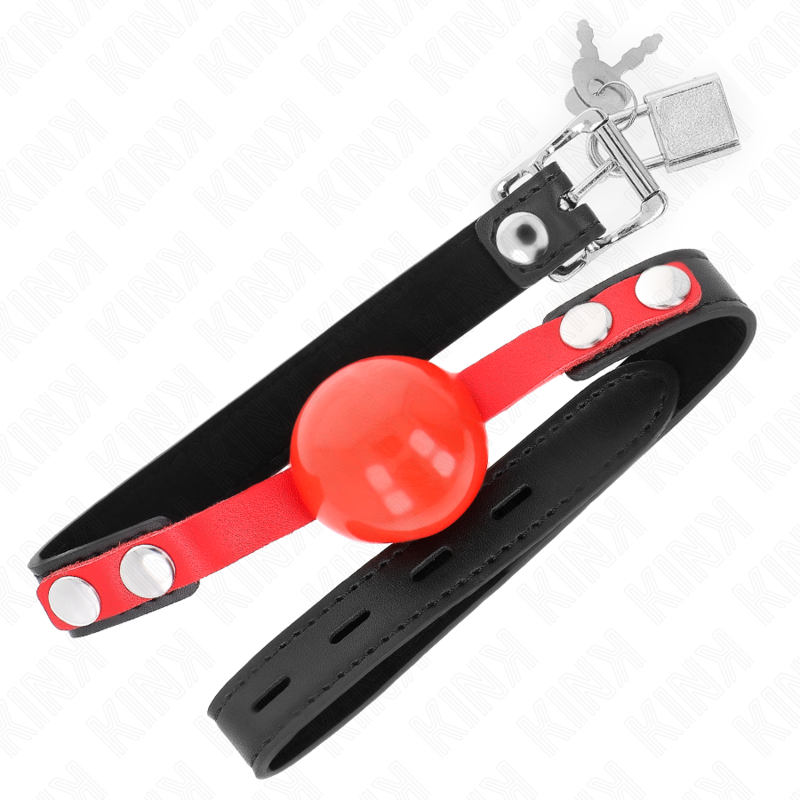 KINK - MYK TPE-BALL 4 CM KNEBLEM MODELL 4 60 x 2 CM JUSTERBAR 37-52 CM