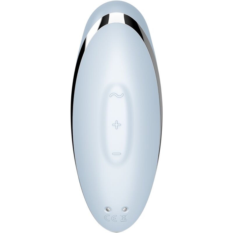 SATISFYER - TAP & CLIMAX 2 VIBRATOR & STIMULATOR BLUE