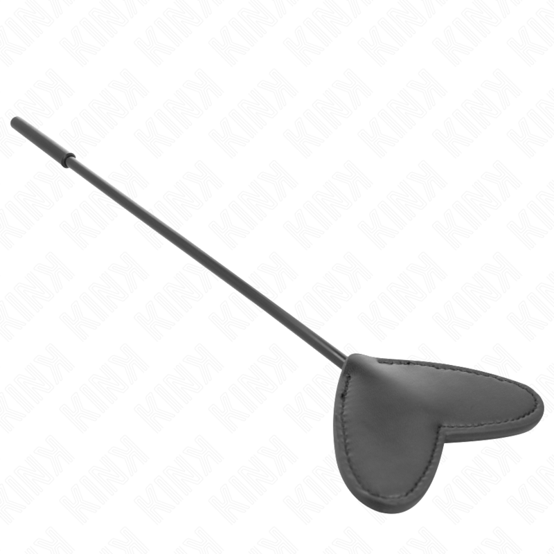 KINK - SVART HJERTEFORMET PALETT 33 X 10 CM