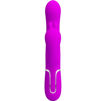 PRETTY LOVE - CAMMY TRIPPELVIBRATOR MULTIFUNKSJON 4-I-1 ROSA