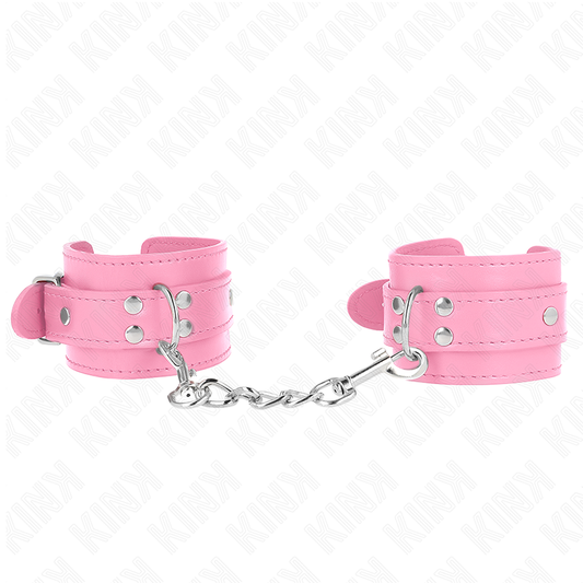 KINK - ENKLE HÅNDLEDSBELØP ROSA JUSTERBARE 20–23 CM X 5,5 CM