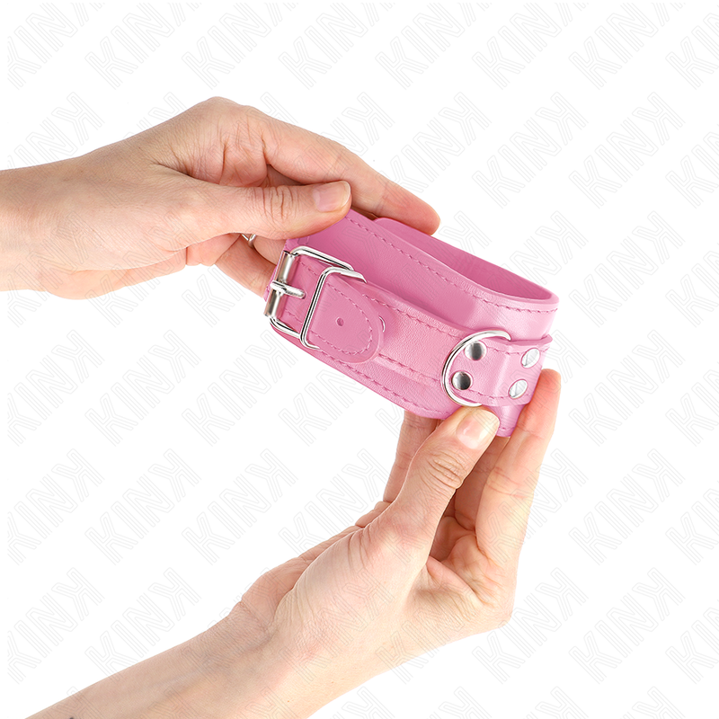 KINK - ENKLE HÅNDLEDSBELØP ROSA JUSTERBARE 20–23 CM X 5,5 CM