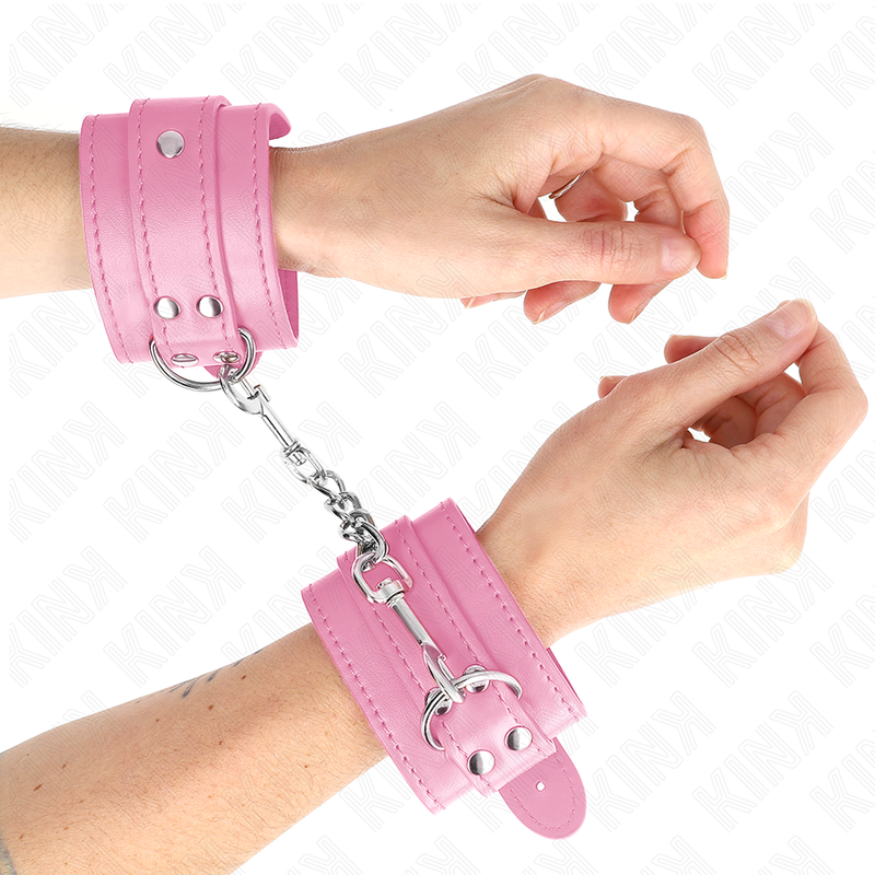 KINK - ENKLE HÅNDLEDSBELØP ROSA JUSTERBARE 20–23 CM X 5,5 CM