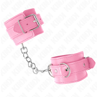 KINK - ENKLE HÅNDLEDSBELØP ROSA JUSTERBARE 20–23 CM X 5,5 CM