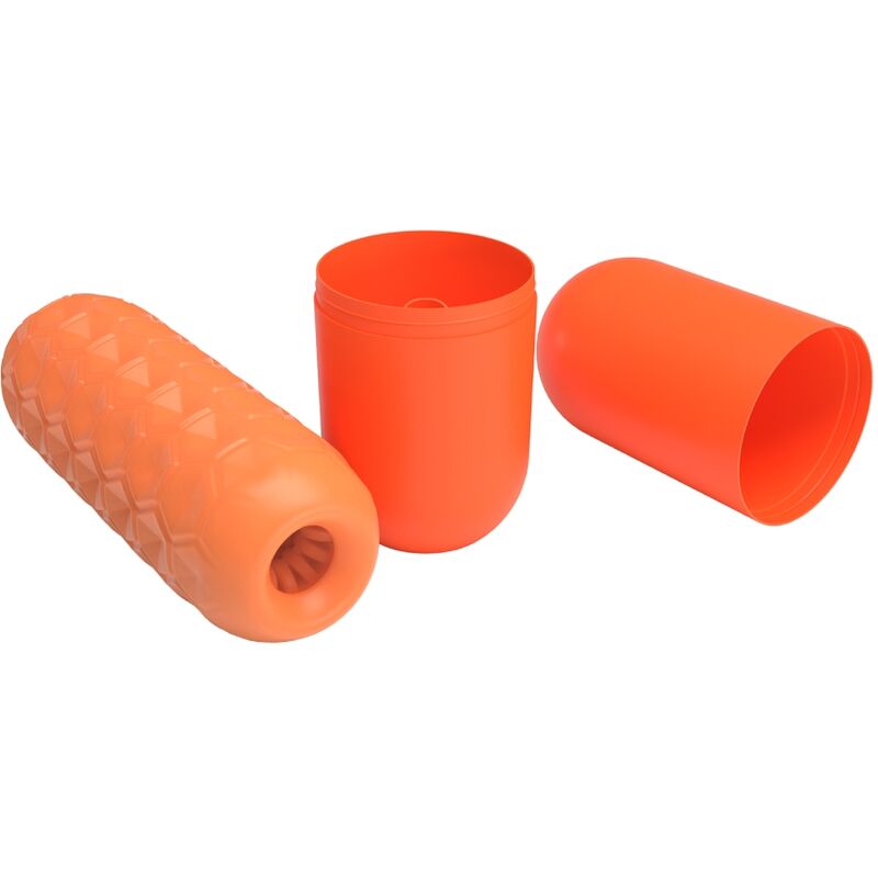 PRETTY LOVE - TWIN BALLS MANNLIG MATURBATOR ORANSJE