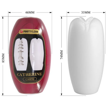 PRETTY LOVE - CATHERINE MANNLIG MAsturbator HVIT