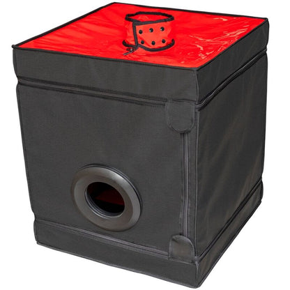 HEMMELIG KUPOL - KINK KLUBB CABINA BUKKAKE SVART &amp; RØD