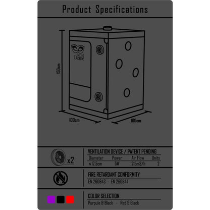HEMMELIG KUPPE - KINK CLUB HYTTESKANDALE SVART &amp; RØD