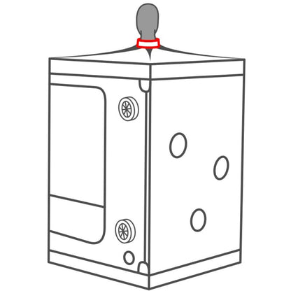 HEMMELIG KUPPE - KINK CLUB HYTTESKANDALE SVART &amp; RØD
