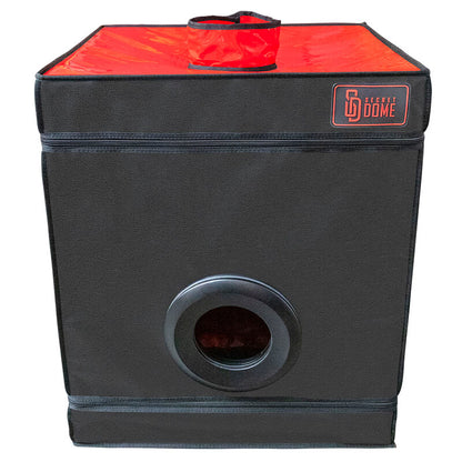 HEMMELIG KUPOL - KINK KLUBB CABINA BUKKAKE SVART &amp; RØD