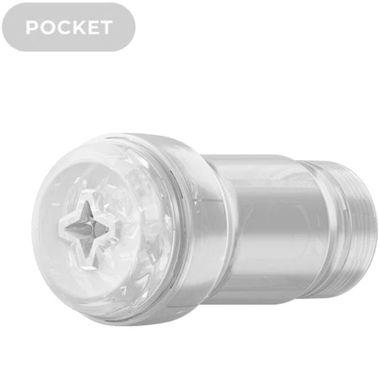 KIIROO - FEEL POCKET STROKER CRYSTAL FRA KIIROO TRANSPARENT
