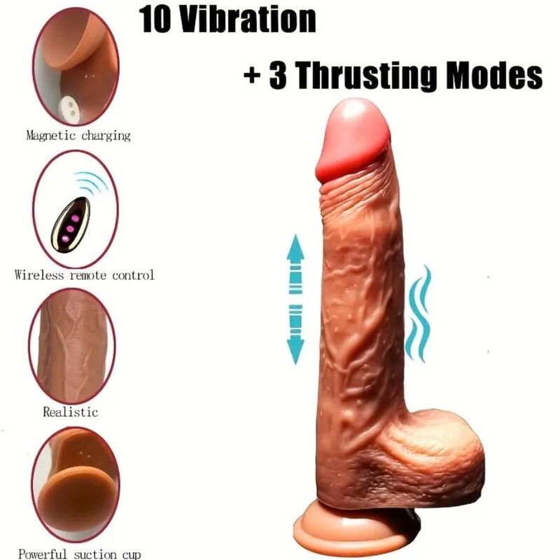 ARMONY - OPPLADBAR VIBRERENDE REALISTISK DILDO
