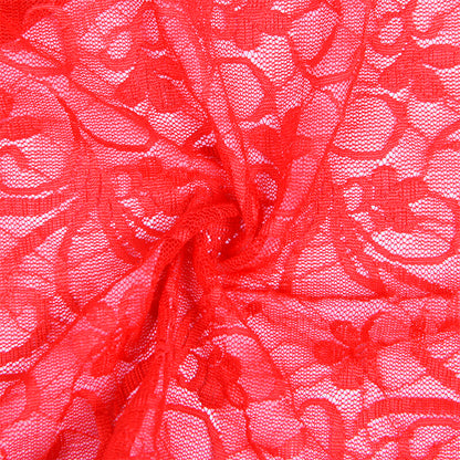 SUBBLIME - 954215 BLONDEBABYDUKK MED JUSTERBARE STROPPER RØD L/XL