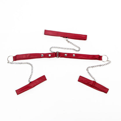 SUBBLIME - 954437 BONDAGEKJOLE I BLONDE, SVART L/XL