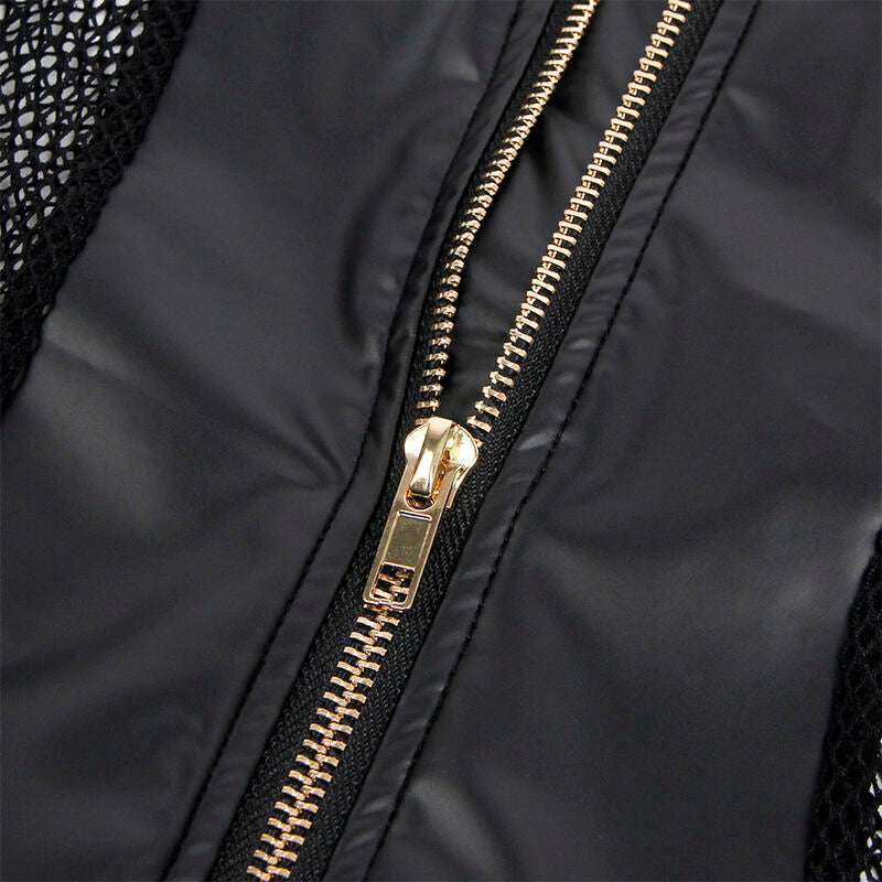 SUBBLIME - 954451 SEXY NETTKJOLE I SKINN SVART L/XL