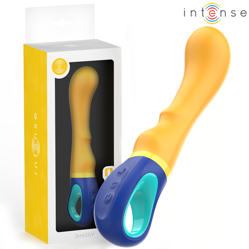 INTENS - SHAGGY G-PUNKTVIBRATOR GUL