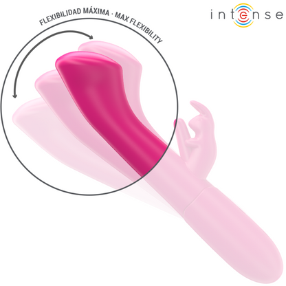 INTENSE - JULIETA KANINVIBRATOR 18,6 CM 10 VIBRASJONER ROSA