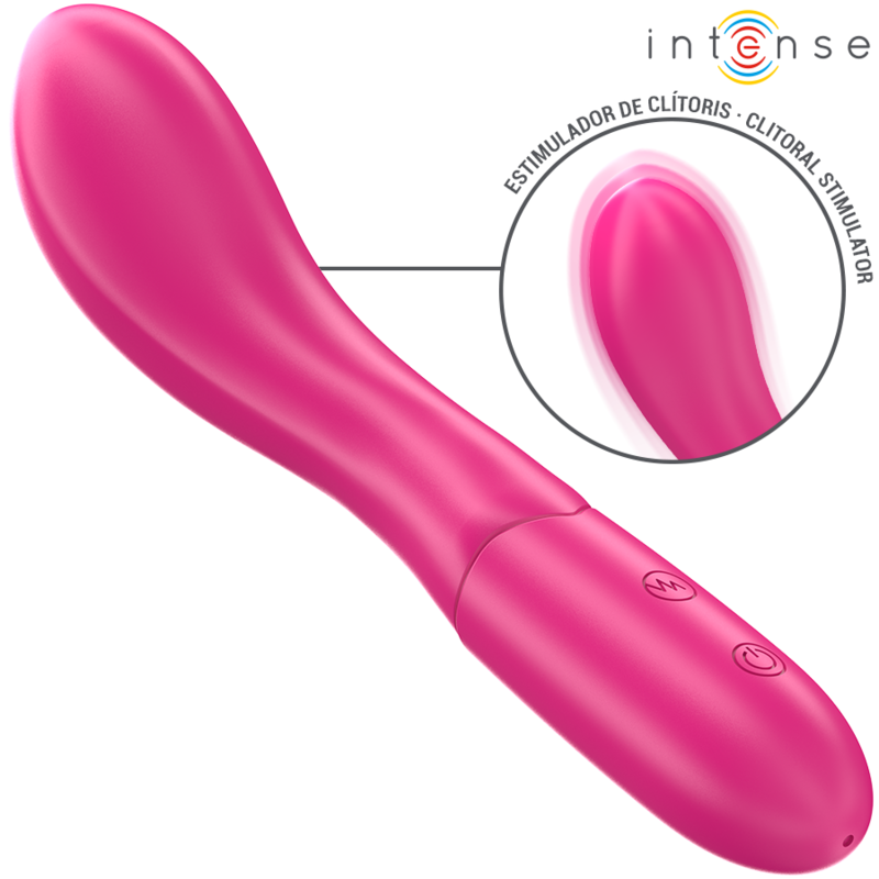 INTENS - LISETTE VIBRATOR 19 CM FLEKSIBEL 10 VIBRASJONER ROSA