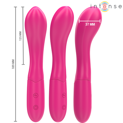 INTENS - LISETTE VIBRATOR 19 CM FLEKSIBEL 10 VIBRASJONER ROSA