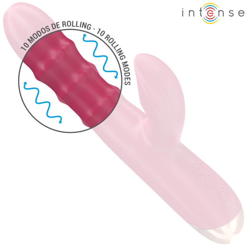 INTENSE - CHLOE MULTIFUNKSJONSVIBRATOR 3-I-1 RØD