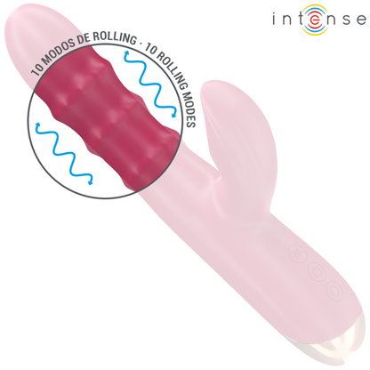 INTENSE - CHLOE MULTIFUNKSJONSVIBRATOR 3-I-1 RØD