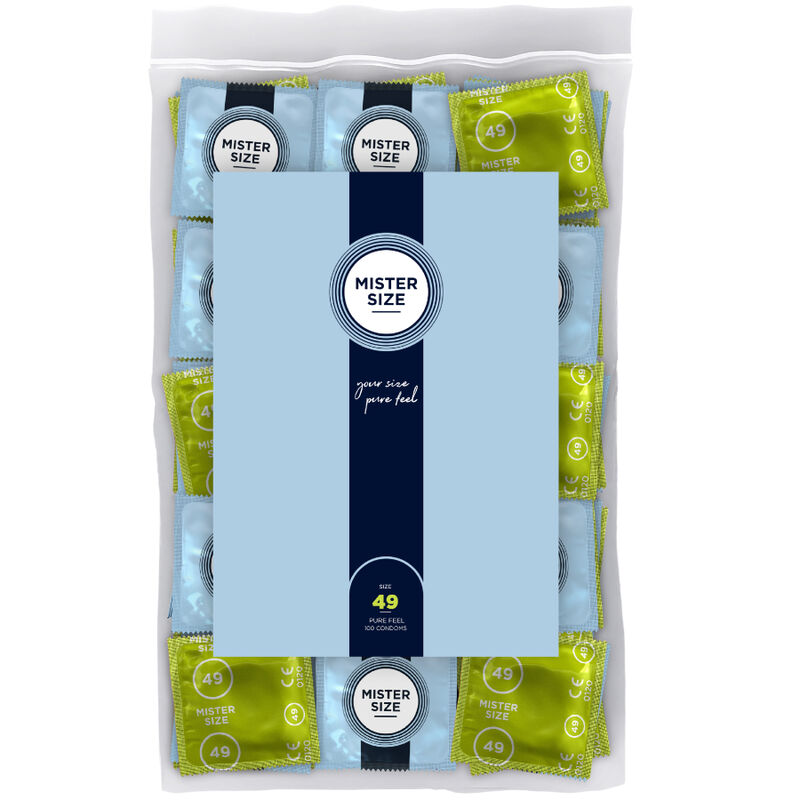 MISTER SIZE - KONDOMSTØRRELSE S 49 MM (100 ENHETER)