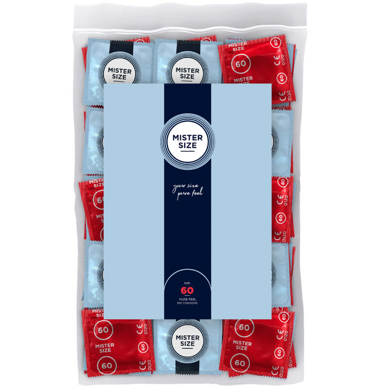 MISTER SIZE - KONDOMSTØRRELSE XL 60 MM (100 ENHETER)