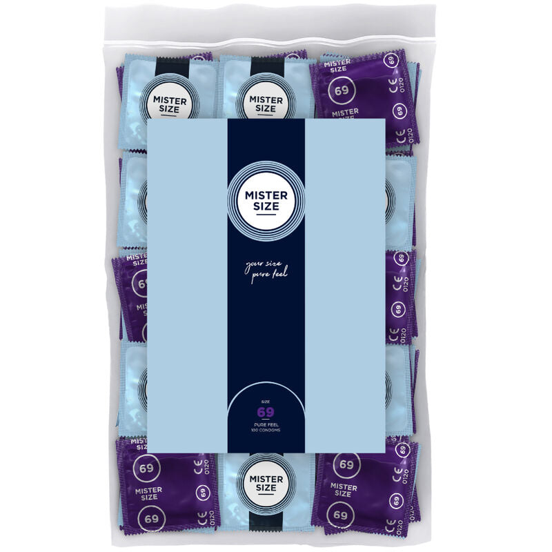 MISTER SIZE - KONDOMSTØRRELSE XXXL 69 MM (100 ENHETER)