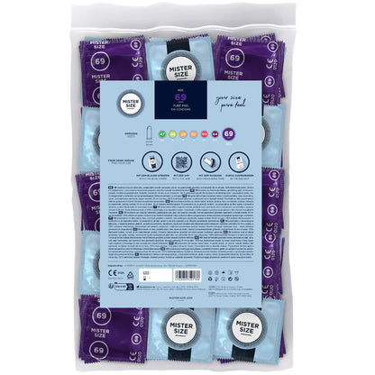 MISTER SIZE - KONDOMSTØRRELSE XXXL 69 MM (100 ENHETER)