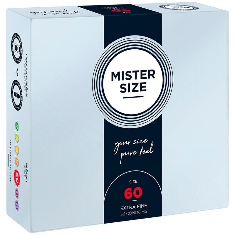 MISTER SIZE - KONDOMSTØRRELSE XL 60 MM (36 ENHETER)