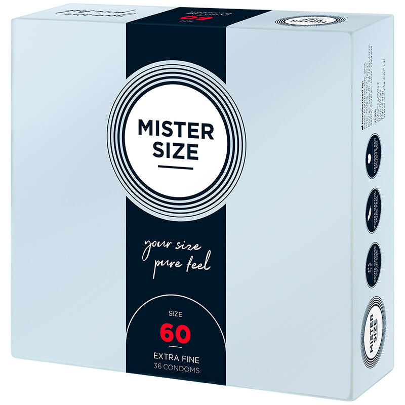 MISTER SIZE - KONDOMSTØRRELSE XL 60 MM (36 ENHETER)