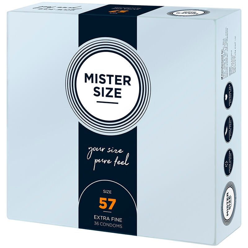 MISTER SIZE - KONDOMSTØRRELSE L 57 MM (36 ENHETER)