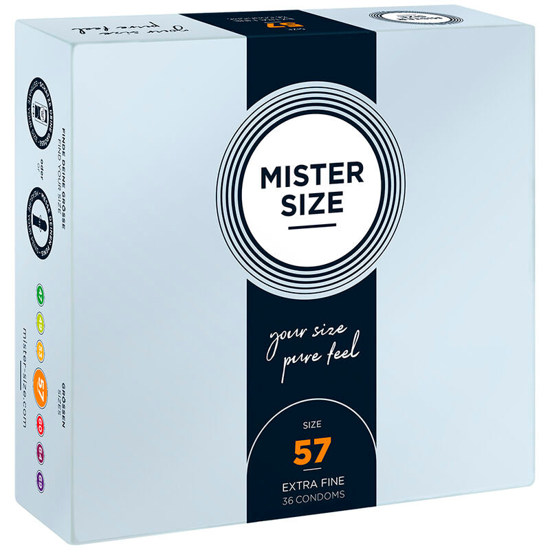 MISTER SIZE - KONDOMSTØRRELSE L 57 MM (36 ENHETER)