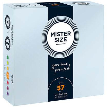 MISTER SIZE - KONDOMSTØRRELSE L 57 MM (36 ENHETER)