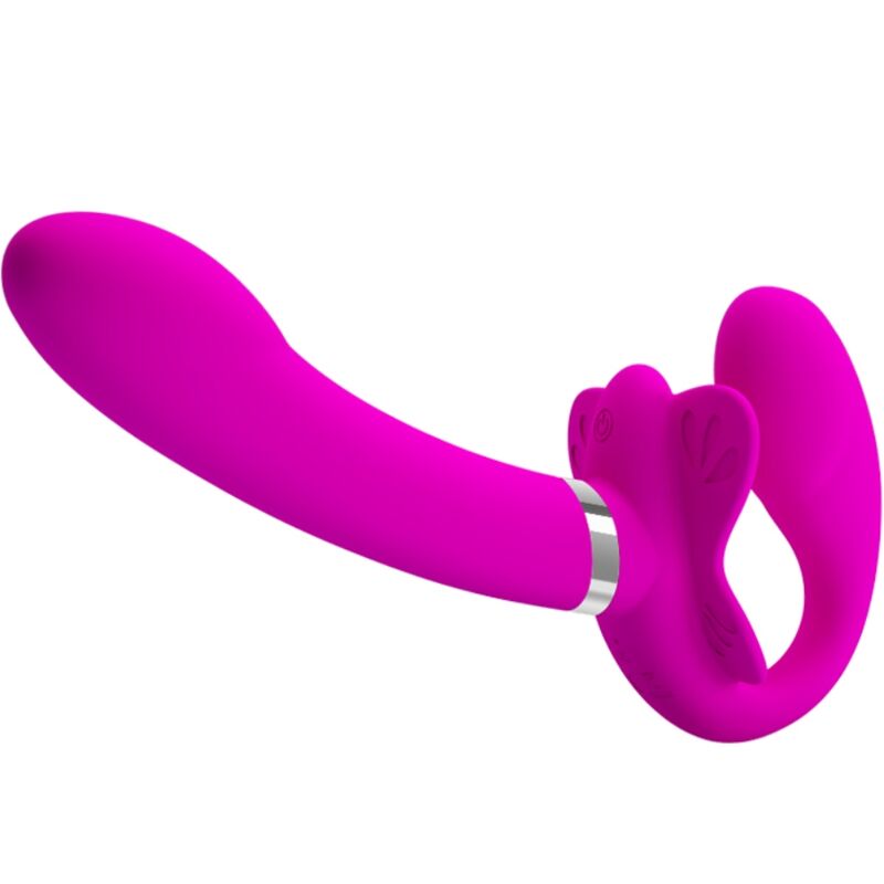 PRETTY LOVE - VALERIE DOBBEL STRAP-ON VIBRATOR 12 VIBRASJONER LILLA