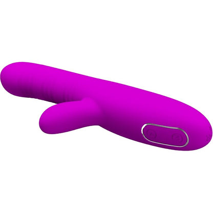 PRETTY LOVE - ANGELIQUE MULTIFUNKSJONSVIBRATOR + KLITORISSTIMULATOR LILLA