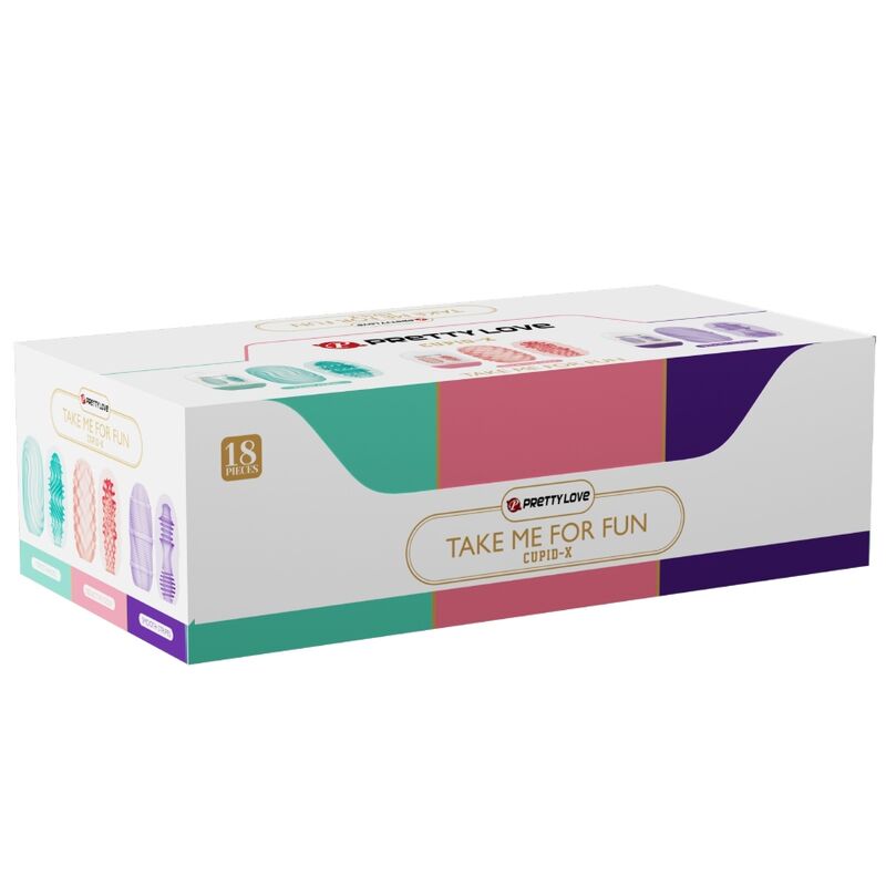 PRETTY LOVE - CUPID X 18 MANNLIGE MAsturbatorene FORSKJELLIGE TEKSTURER