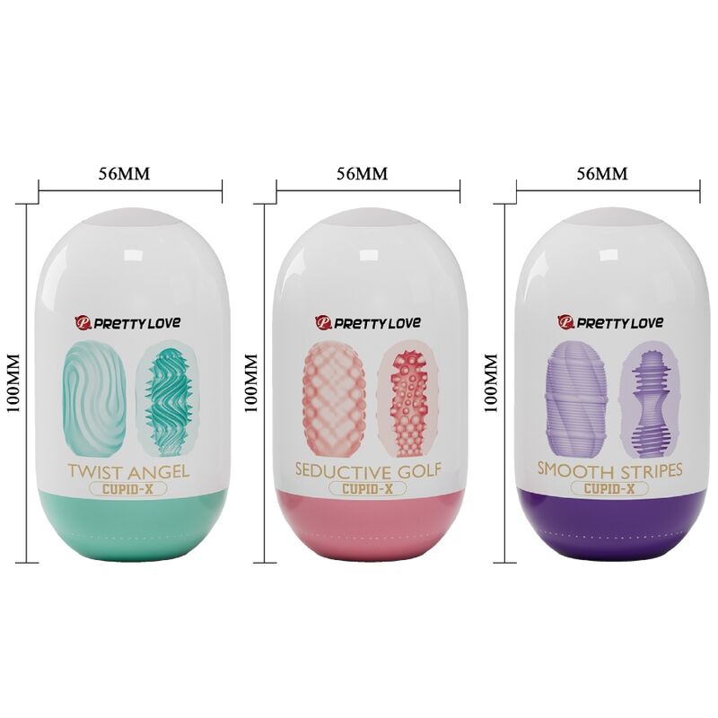 PRETTY LOVE - CUPID X 18 MANNLIGE MAsturbatorene FORSKJELLIGE TEKSTURER