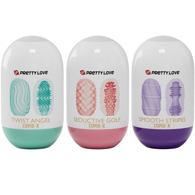 PRETTY LOVE - CUPID X 18 MANNLIGE MAsturbatorene FORSKJELLIGE TEKSTURER