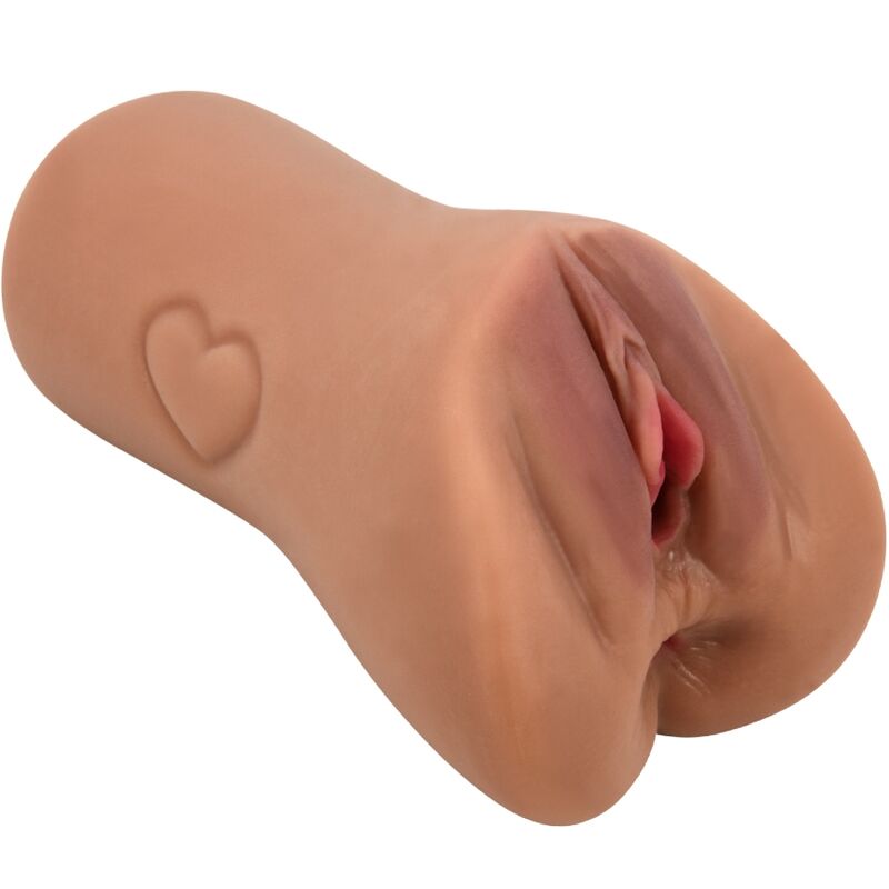 CRAZY BULL - SKARLAGRENET VAGINA OG ANUSDESIGN MED HJERTE I KJØTT