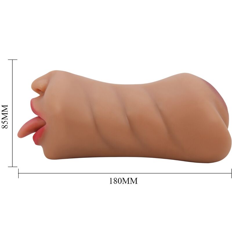 CRAZY BULL - SARAH DOUBLE MASTURBATOR MOUTH & VAGINA FLESH