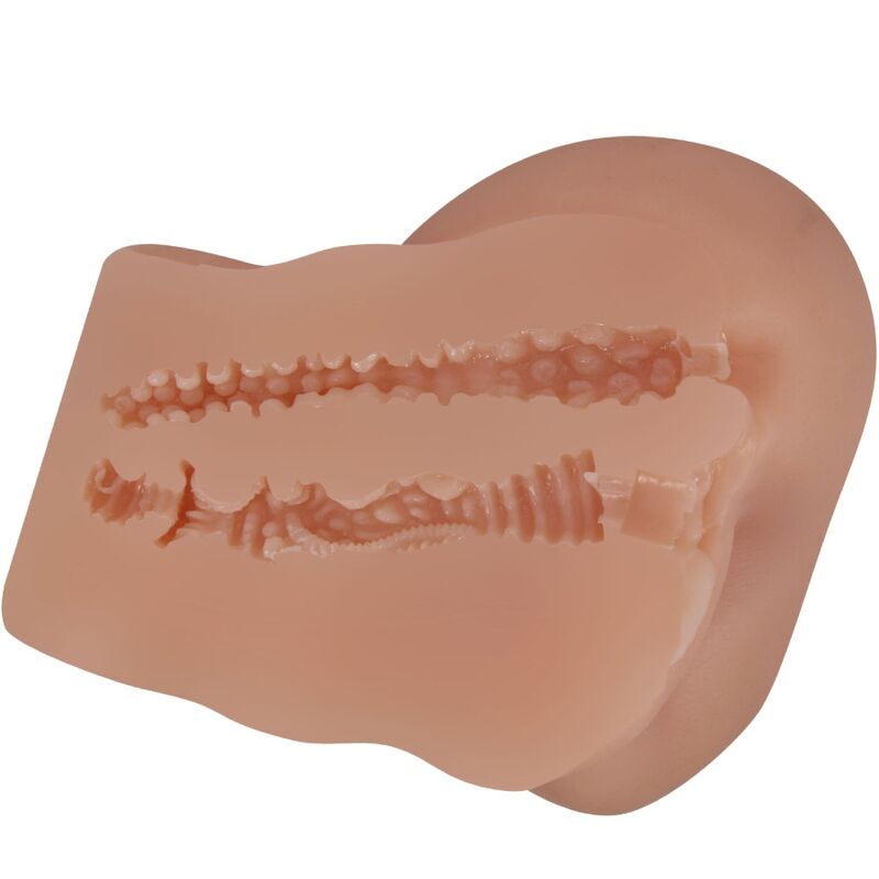 CRAZY BULL - HAILEY VIBRATOR RUMPE MED REALISTISK VAGINA OG ANUS KONTROLL FJERNBEKONTROLL